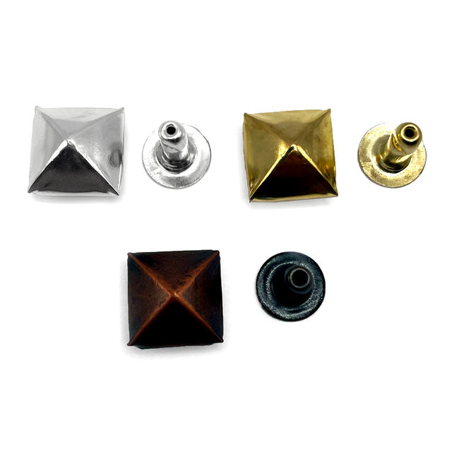 小物 ROUND&PYRAMID STUDS LEATHER SHORTKEYRINGの通販 | SAITECHDM